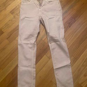 Topshop Pale Pink Skinny Jeans
